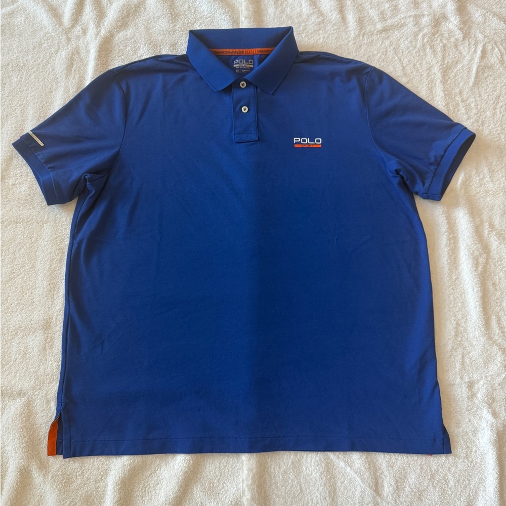 Polo Sport Ralph Lauren Mens Thermo Vent Polo Shirt, Blue, Sz XL